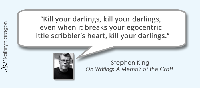 kill your darlings