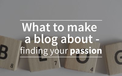 What to make a blog about?