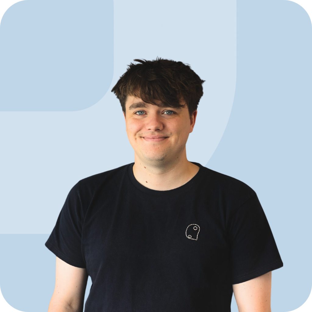 Berend te Linde smiling