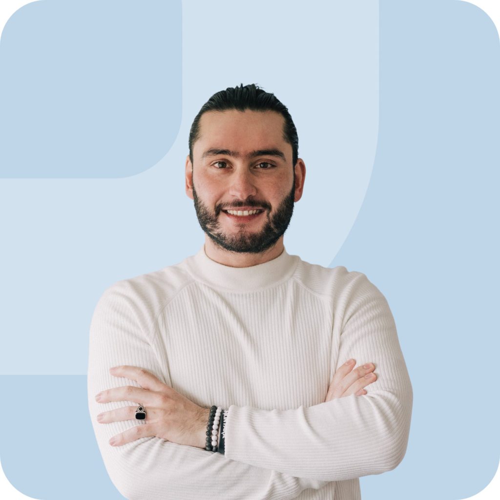 Suayb Hasturk smiling