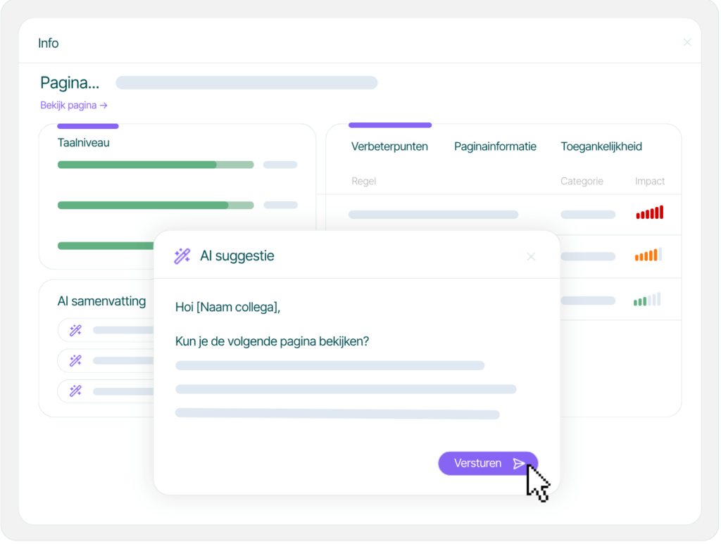 Textmetrics Create provides real time feedback on human like writing, readability, inclusion and target audience.